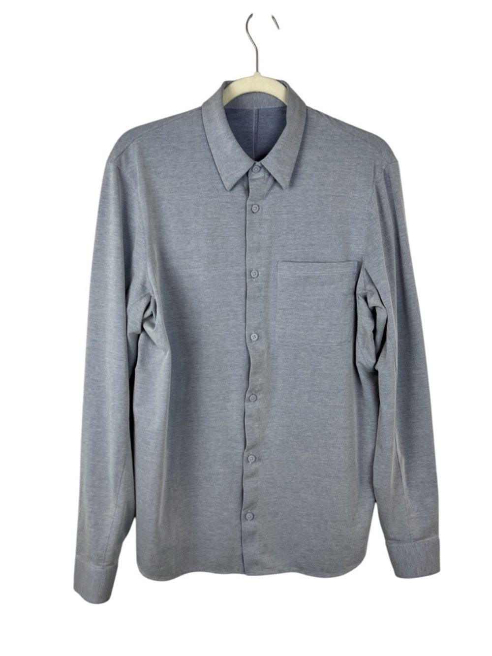 Lululemon Commission Long Sleeve Blue Oxford Shirt